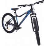 Detský bicykel Fuzlu Attack 26"  čierny / modrý / biely lesklý 15"
